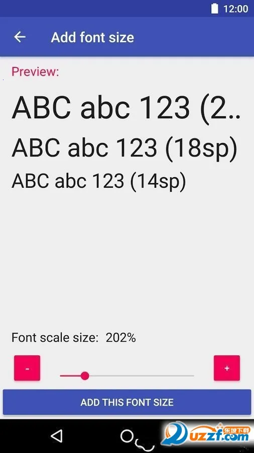 Big Font()