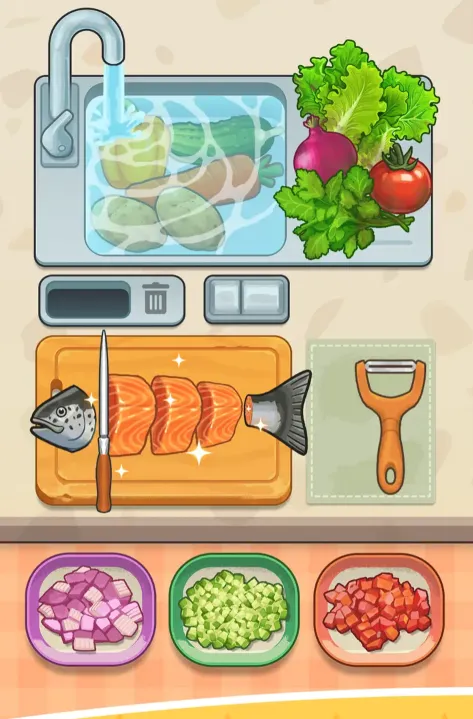 ��������͵�(��ʳģ����Ϸ)v1.4.0 ��׿���ͼ0