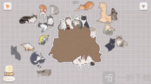 挤在一起的猫猫(猫猫拼图手游) 挤在一起的猫猫(猫猫拼图手游)