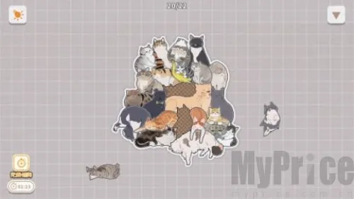 挤在一起的猫猫(猫猫拼图手游) 挤在一起的猫猫(猫猫拼图手游)