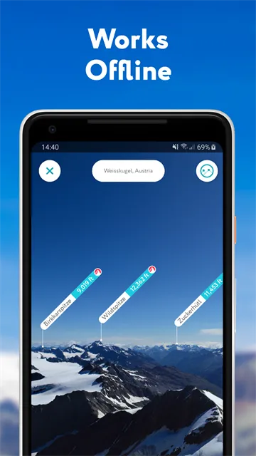 PeakVisor(��ɽ��ͼ����)v2.9.74 �ٷ������ͼ1